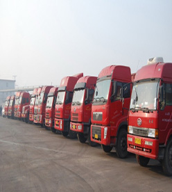 常州到枣庄物流车辆展示